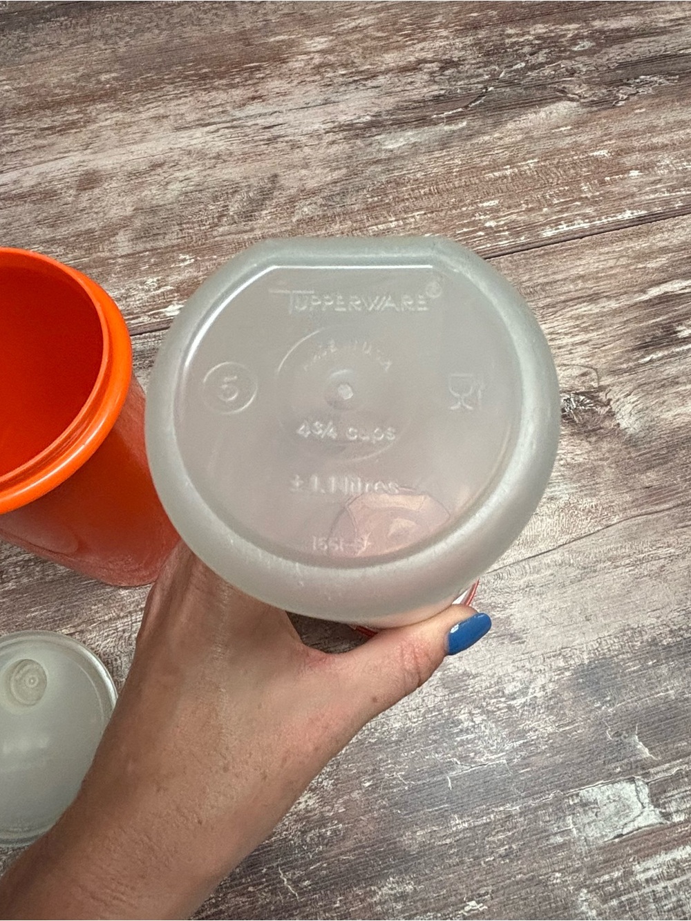 Tupperware Vintage! Modular Mate Spaghetti Container Slim Line Pitcher Lidded - Picture 5 of 6